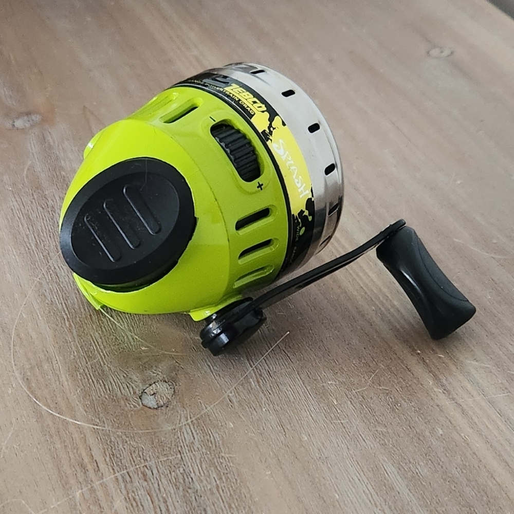 Zebco Splash Spincast Fishing Reel – Neon Green/Chartreuse - Picture 5 of 11